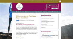 Desktop Screenshot of naturafoundation.ch